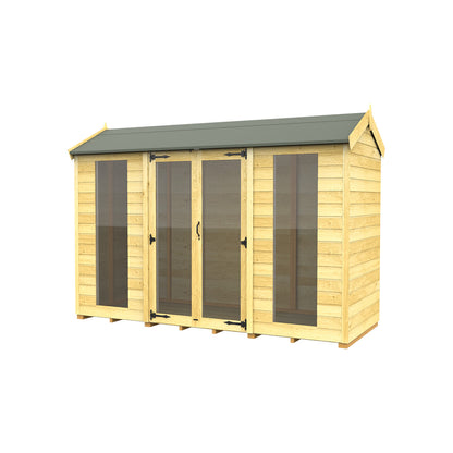 Scandi 4 x 10 Apex Summerhouse (Full Height Window) - Premium Garden
