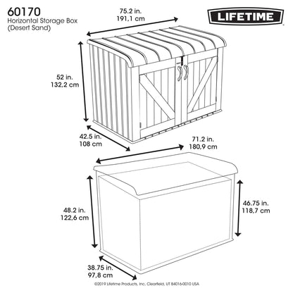Lifetime 6 x  3.5 Heavy Duty Storage Unit - Premium Garden
