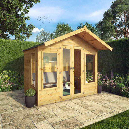 Mercia 6 x 8  Sussex Summerhouse - Premium Garden