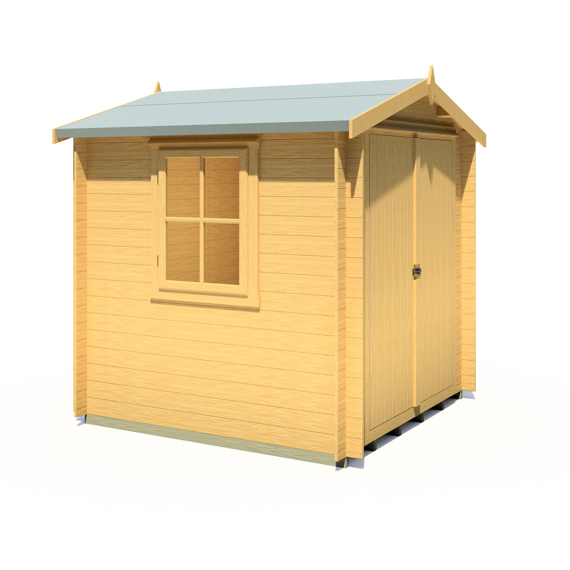 Shire 7 X 7 Bradley Log Cabin - Premium Garden