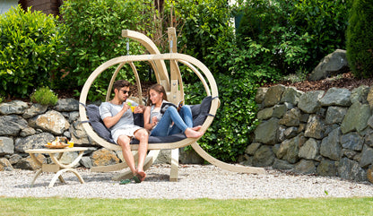 Amazonas Globo Royal Anthracite Double Seater Hanging Chair - Premium Garden
