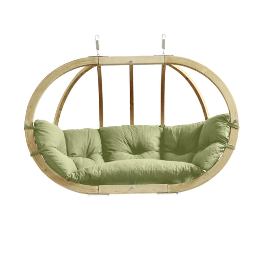 Amazonas Globo Royal Oliva Double Seater Hanging Chair - Premium Garden