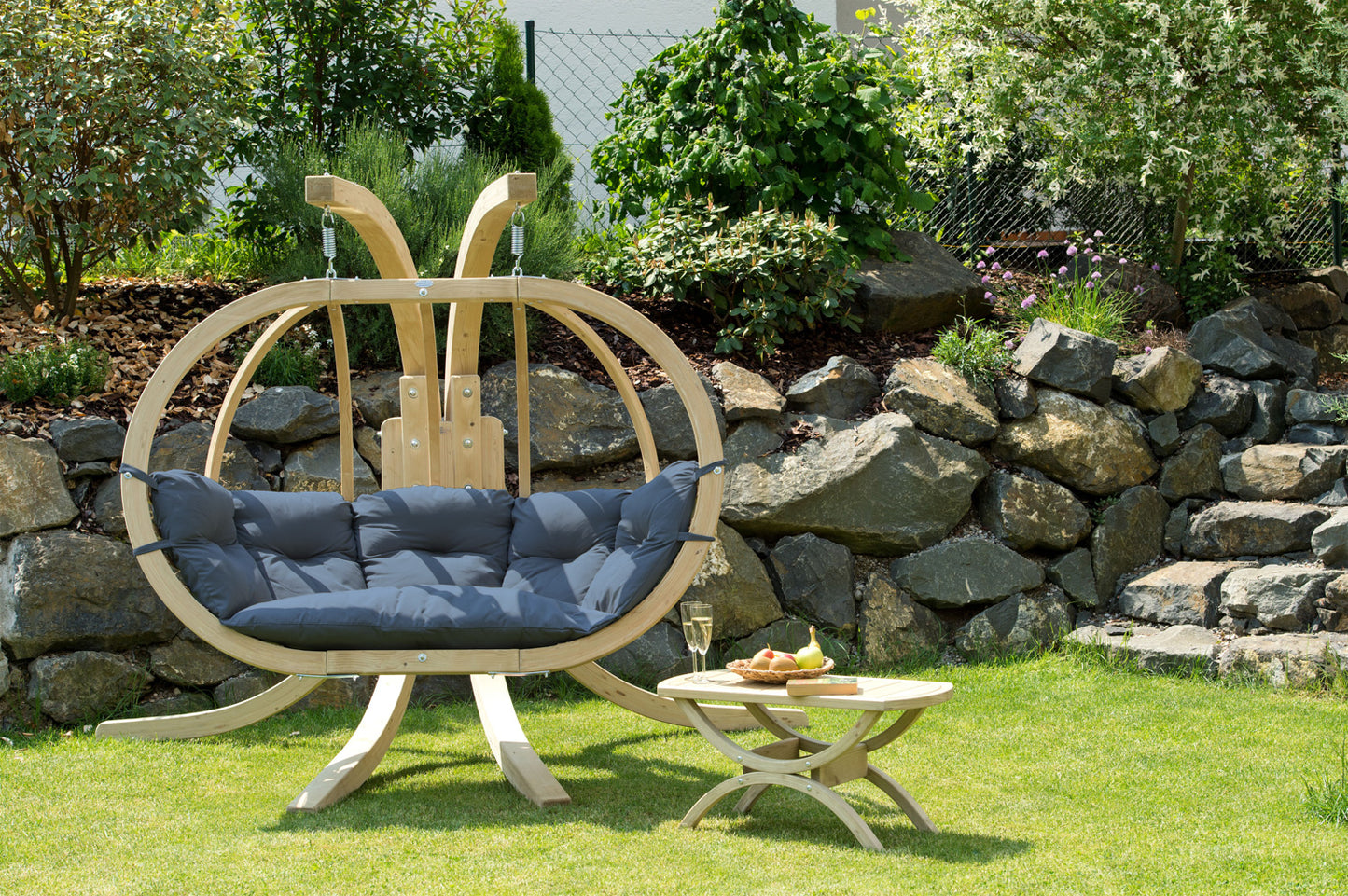 Amazonas Globo Royal Brisa Double Seater Hanging Chair - Premium Garden