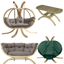 Amazonas Globo Royal Double Seater Hanging Chair Ultimate Set - Premium Garden