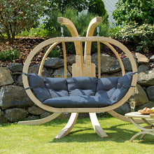 Globo Royal Double Seater Hanging Chair Set - Premium Garden