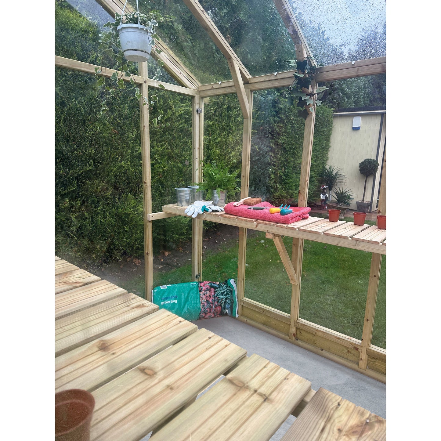 Coppice - Ashdown Apex Greenhouse (5 Ft Door Gable) - Premium Garden