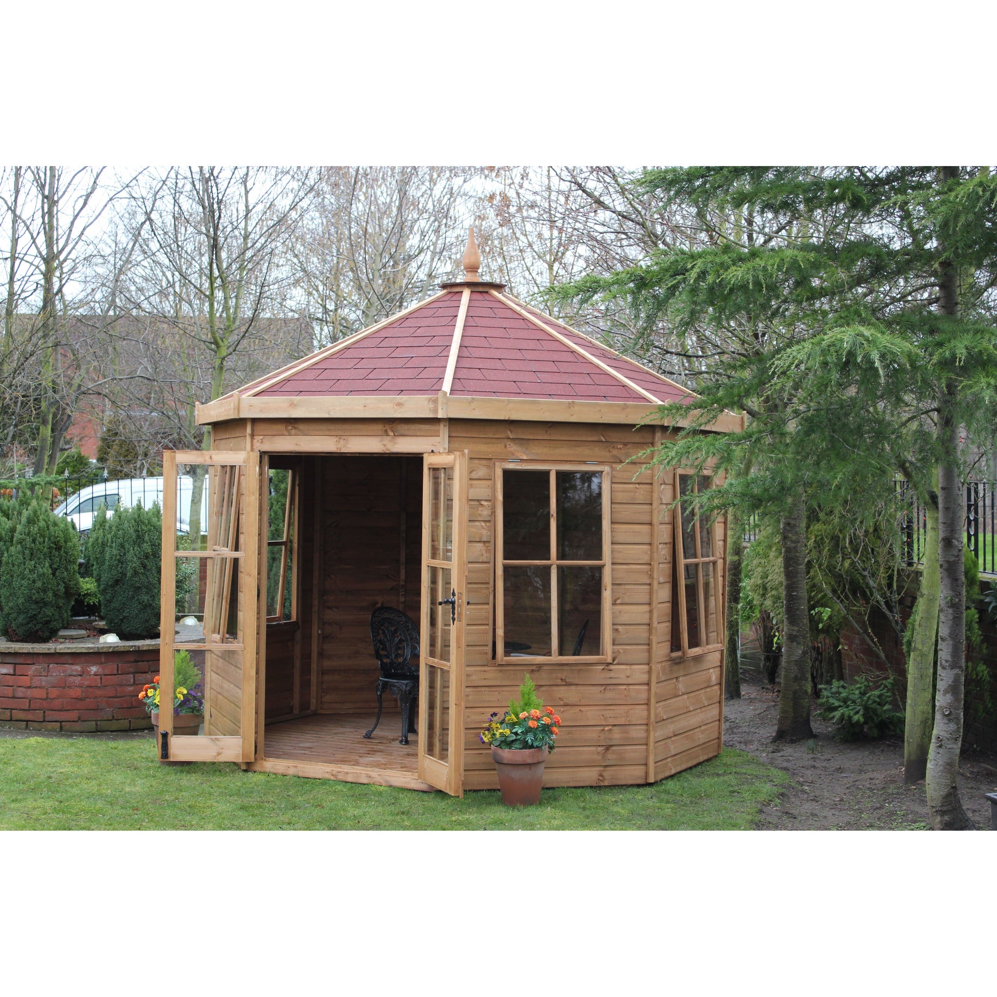 Shedlands 10 x 10 Octagon 10 Summerhouse | For Sale - Premium Garden