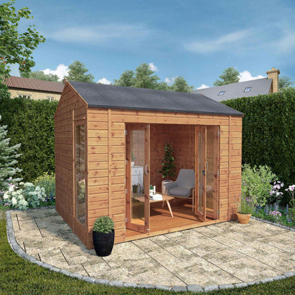 Mercia 10 x 8 Apex Summerhouse - Premium Garden