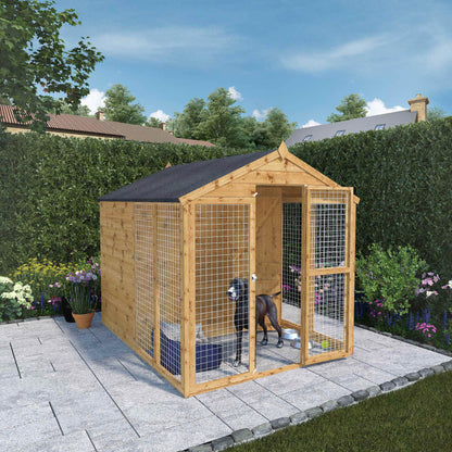 Mercia 8 x 6 Dog Kennel - Premium Garden