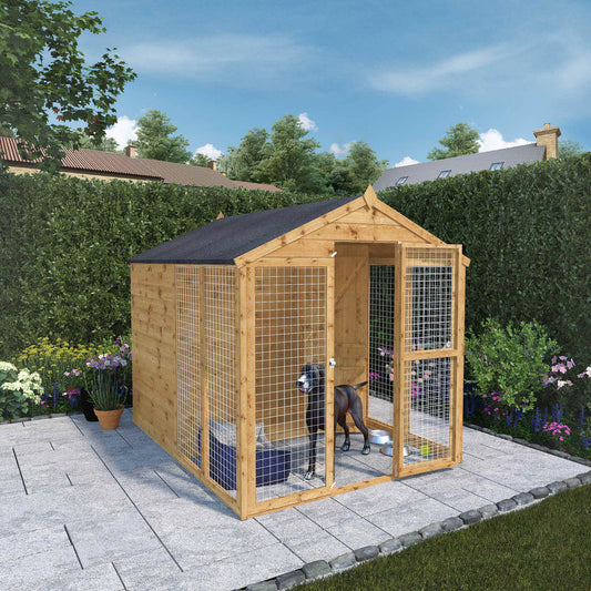 Mercia 8 x 6 Dog Kennel - Premium Garden
