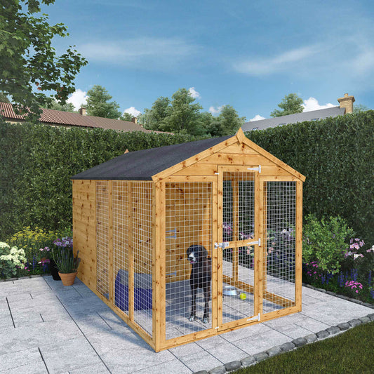 Mercia 10 x 6 Dog Kennel - Premium Garden