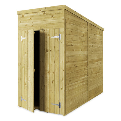 Store More 4 x 8 Tongue and Groove Pent Shed - Premium Garden