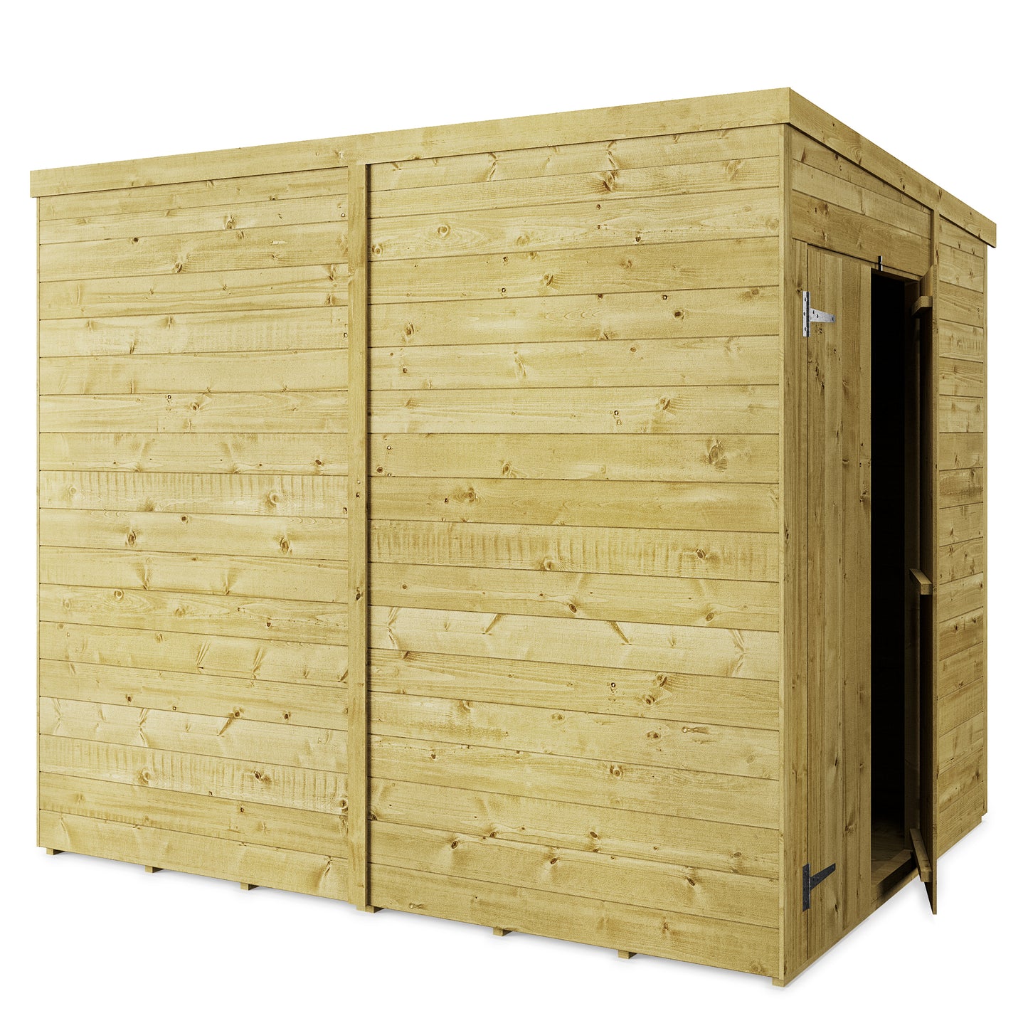 Store More 8 x 6 Tongue and Groove Pent Shed - Premium Garden