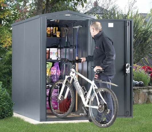 Asgard 3 x 7 ft Sentry Bike Store - Premium Garden