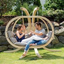 Globo Royal Double Seater Hanging Chair Set - Premium Garden