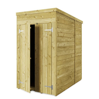 Store More Tongue and Groove Pent Shed - 4x6 Windowless